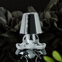 Lampe de Chevet Vintage Métal - Silver Luxe | Marco Lucetti Monsieur Argent A