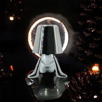 Lampe de Chevet Vintage Métal - Silver Luxe | Marco Lucetti Monsieur Argent E