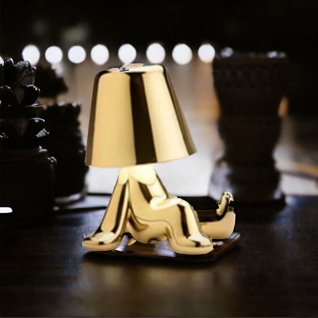 Lampe de Chevet Vintage Métal - Silver Luxe | Marco Lucetti Monsieur Or C