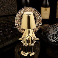 Lampe de Chevet Vintage Métal - Silver Luxe | Marco Lucetti Monsieur Or D