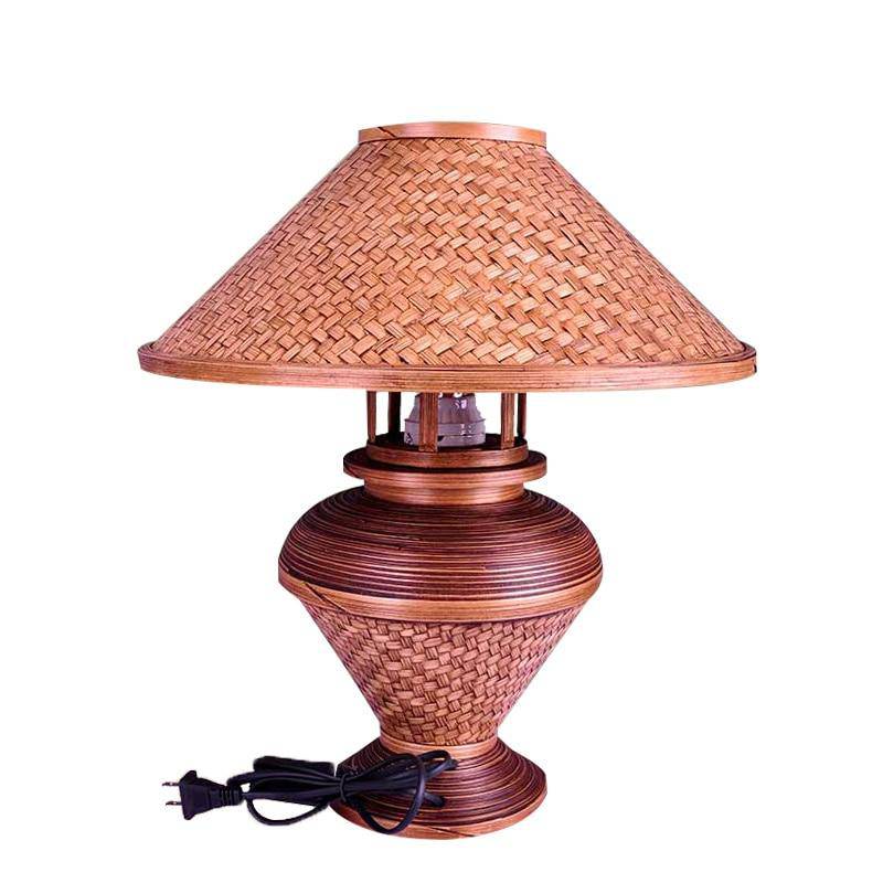Lampe de chevet Vintage Rouge "Asia Bamboo" | Marco Lucetti