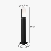 Lampe de jardin avancée LED étanche - Pilier lumineux en aluminium IP65 - Décor Villa | Marco Lucetti