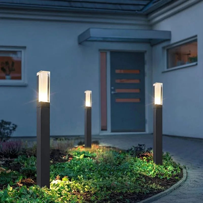 Lampe de jardin avancée LED étanche - Pilier lumineux en aluminium IP65 - Décor Villa | Marco Lucetti
