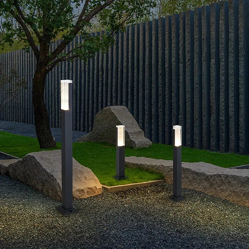 Lampe de jardin avancée LED étanche - Pilier lumineux en aluminium IP65 - Décor Villa | Marco Lucetti