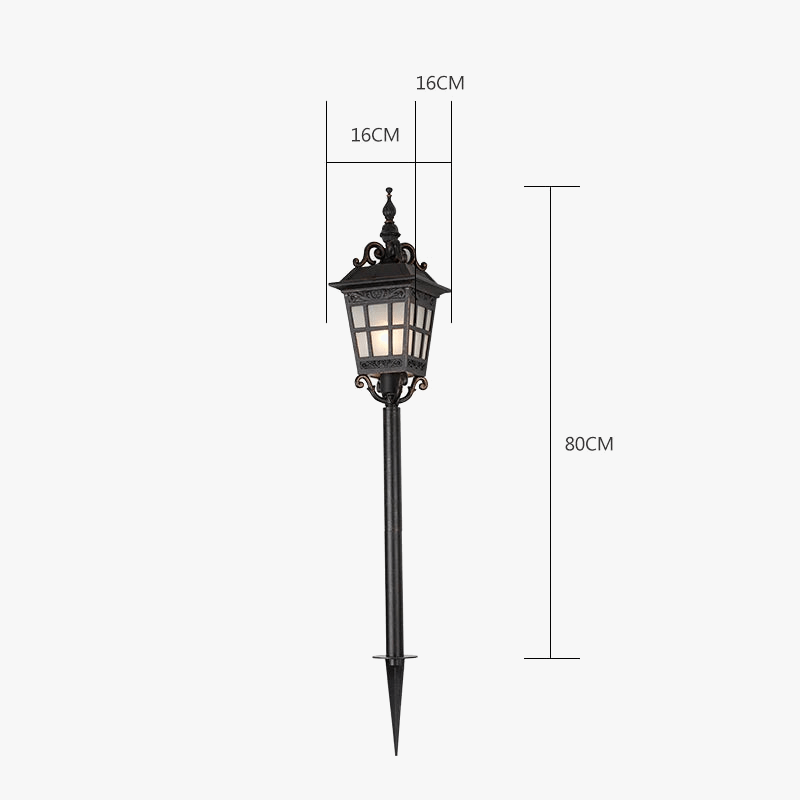 Lampe de jardin extérieure en aluminium IP54 - Illuminez votre espace extérieur | Marco Lucetti