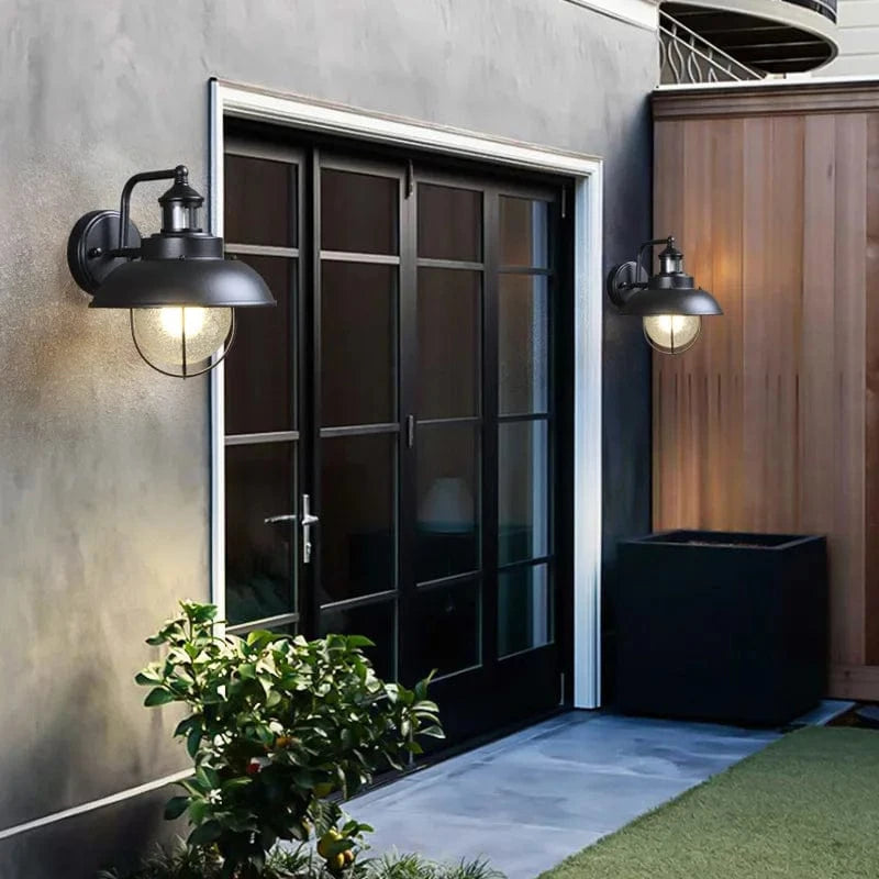 Lampe de jardin rétro extérieure Villa - Applique murale étanche pour  E26, balcon, terrasse et couloir | Marco Lucetti