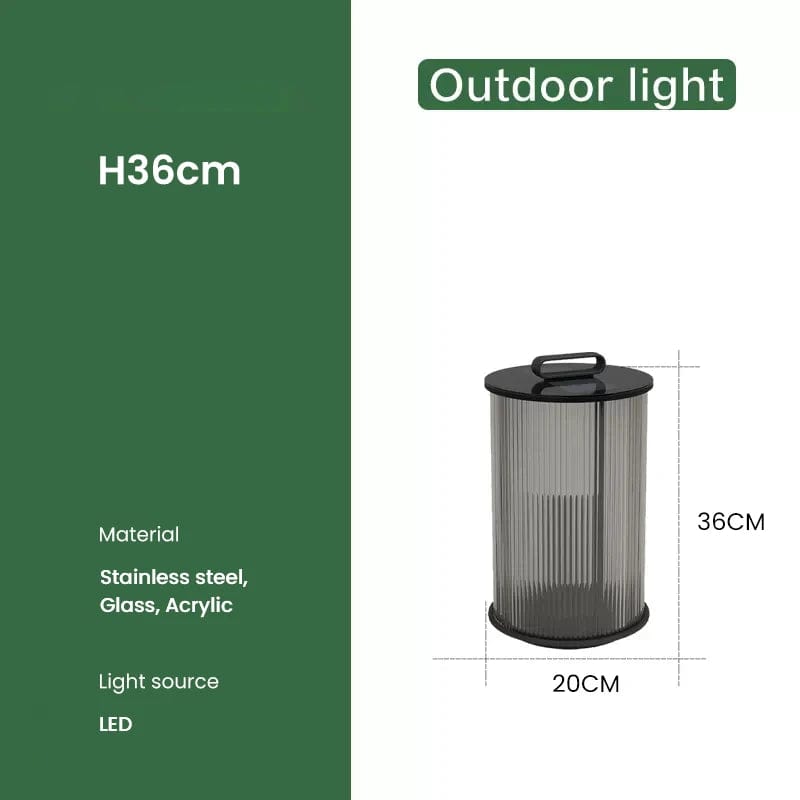 Lampe de jardin solaire extérieure étanche pour villa moderne | Marco Lucetti