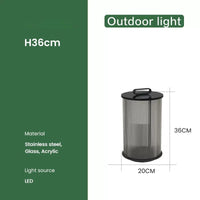 Lampe de jardin solaire extérieure étanche pour villa moderne | Marco Lucetti