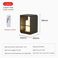 Lampe de jardin solaire LED modernes pour extérieur.design Villa Court. | Marco Lucetti