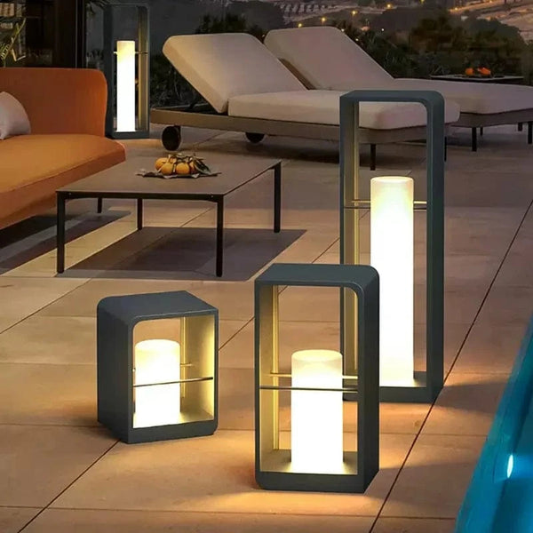 Lampe de jardin solaire LED modernes pour extérieur.design Villa Court. | Marco Lucetti