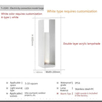 Lampe de jardin solaire LED modernes pour extérieur.design Villa Court. | Marco Lucetti Câblage Atype-L-blanc