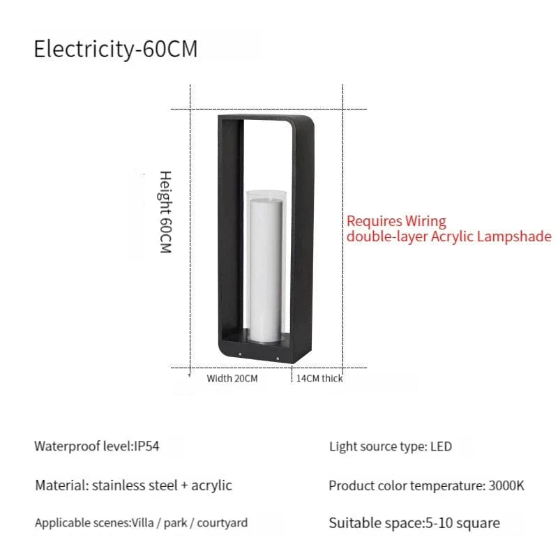 Lampe de jardin solaire LED modernes pour extérieur.design Villa Court. | Marco Lucetti Câblage Atype-S-noir 2