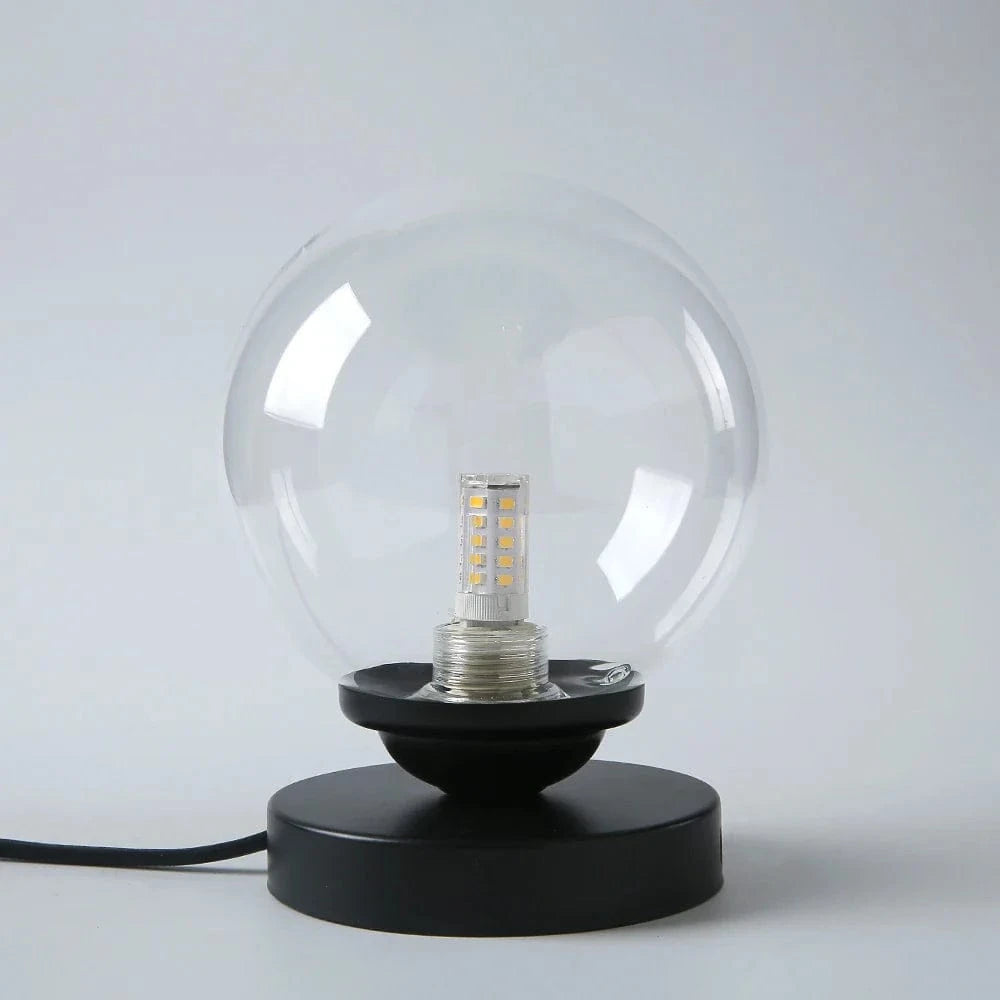 Lampe de Lecture LED boule de verre doré pour Table de Bureau | Marco Lucetti StyleB