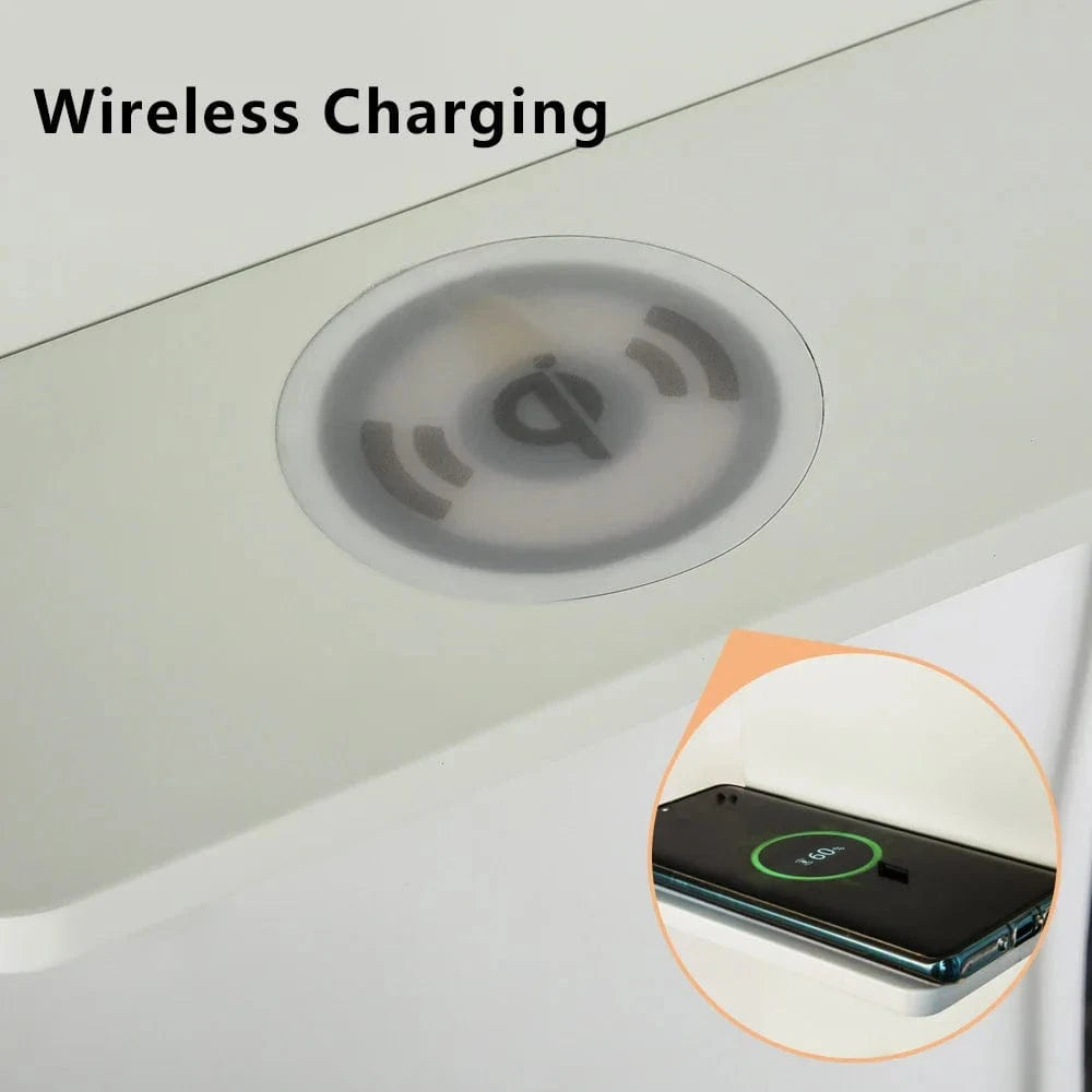 Lampe de lecture LED SandiY avec chargeur USB sans fil | Marco Lucetti