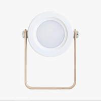 Lampe de lecture pliable en bois avec veilleuse LED USB - Style & Confort | Marco Lucetti