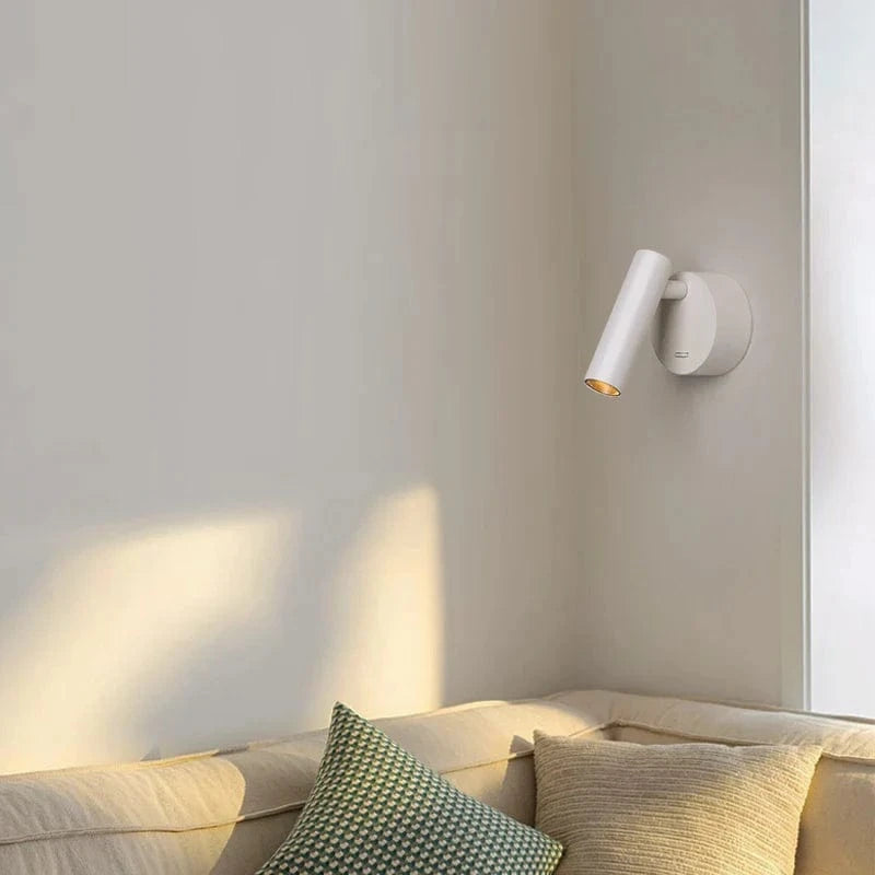 Lampe de lecture rotative minimaliste pour hôtel scandinave | Marco Lucetti