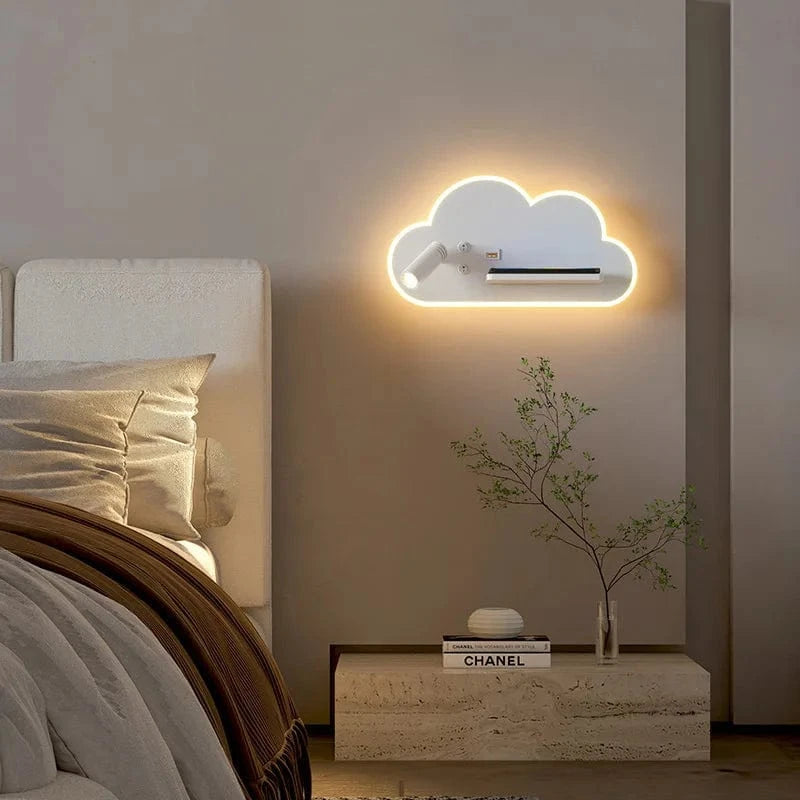 Lampe de lit LED Multifonction avec Chargeur Sans Fil USB - BrightLuxe | Marco Lucetti