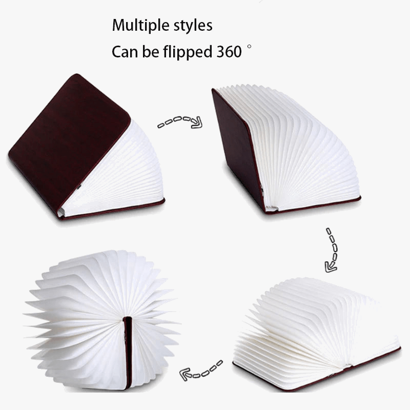 Lampe de livre pliante 3D LED - Techno LightFold | Marco Lucetti