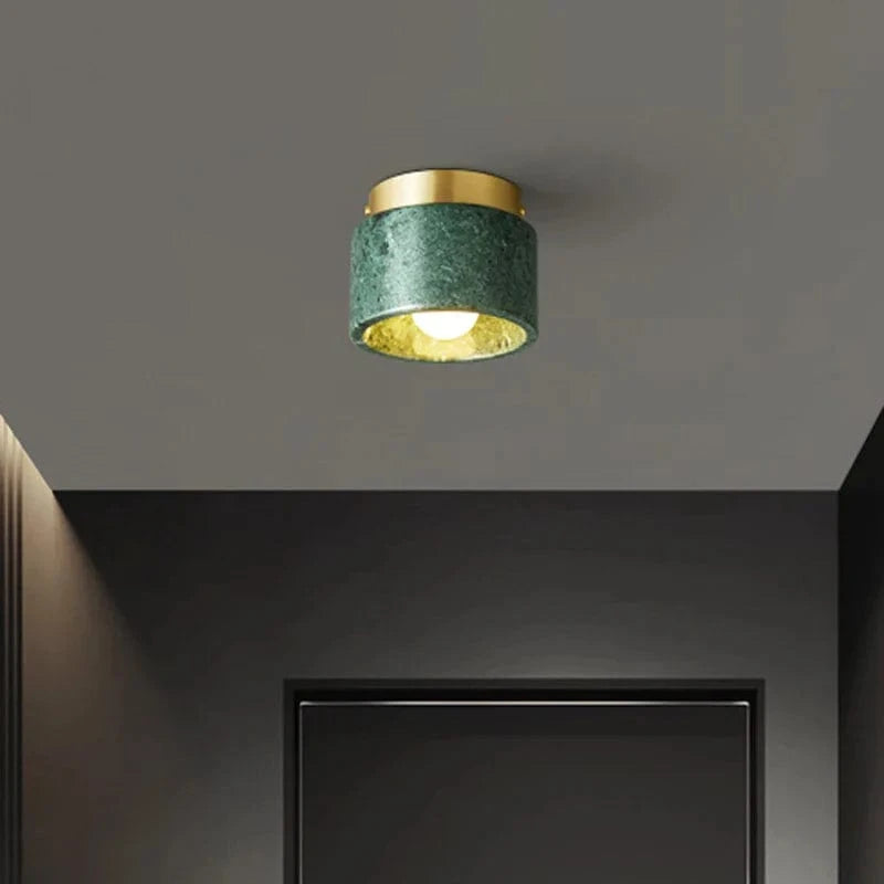 Lampe de marbre nordique Spot rond pour salon, chambre et couloir | Marco Lucetti