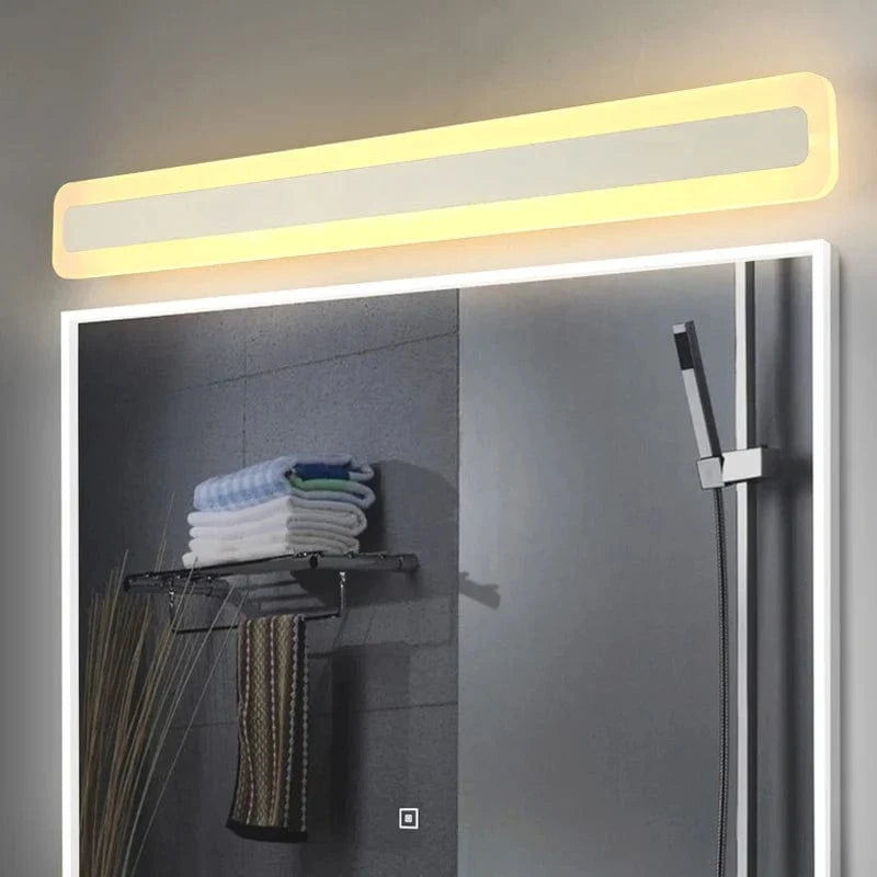 Lampe de Miroir LED Moderne Étanche en Acrylique - BrightGlow™ | Marco Lucetti