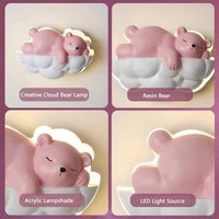 Lampe de nuit Ours Polaire - Dessin Animé Enfants - Télécommande et Gradation - Chambre d'Enfant - Princesse | Marco Lucetti