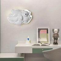 Lampe de nuit Ours Polaire - Dessin Animé Enfants - Télécommande et Gradation - Chambre d'Enfant - Princesse | Marco Lucetti