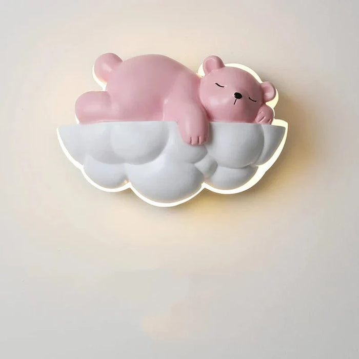 Lampe de nuit Ours Polaire - Dessin Animé Enfants - Télécommande et Gradation - Chambre d'Enfant - Princesse | Marco Lucetti