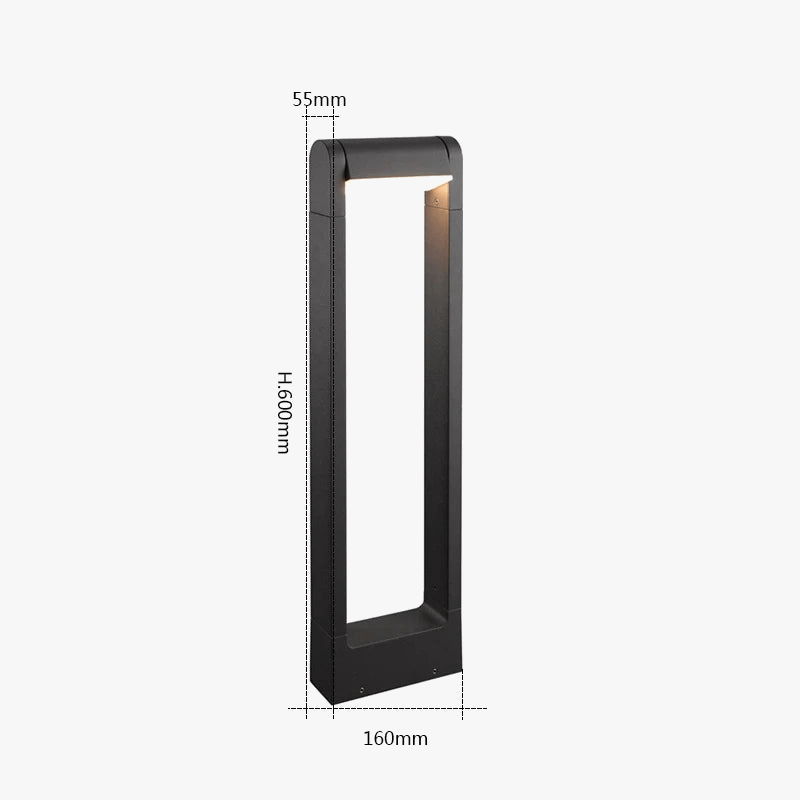 Lampe de pelouse en aluminium, pour illuminer votre jardin | Marco Lucetti