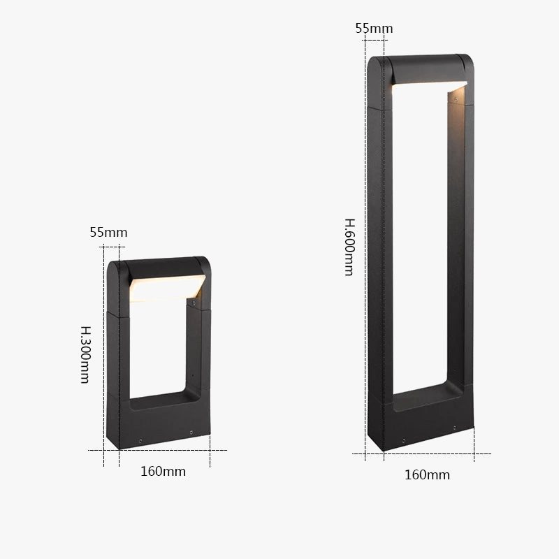 Lampe de pelouse en aluminium, pour illuminer votre jardin | Marco Lucetti