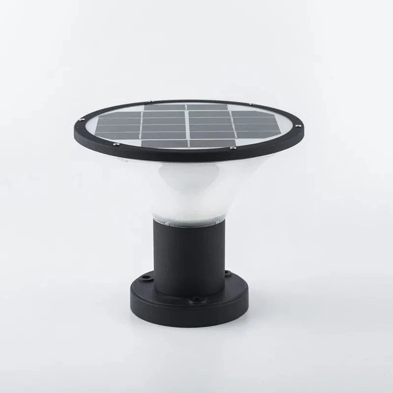 Lampe de pelouse solaire LED brandée "Rougeoyante" - Éclairage extérieur sans fil - Design moderne - Étanche | Marco Lucetti