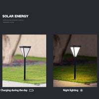 Lampe de pelouse solaire LED rougeoyante - Éclairage extérieur sans électricité | Marco Lucetti Télécommande