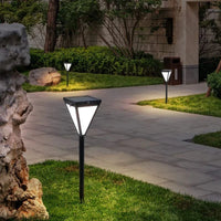 Lampe de pelouse solaire LED rougeoyante - Éclairage extérieur sans électricité | Marco Lucetti Télécommande