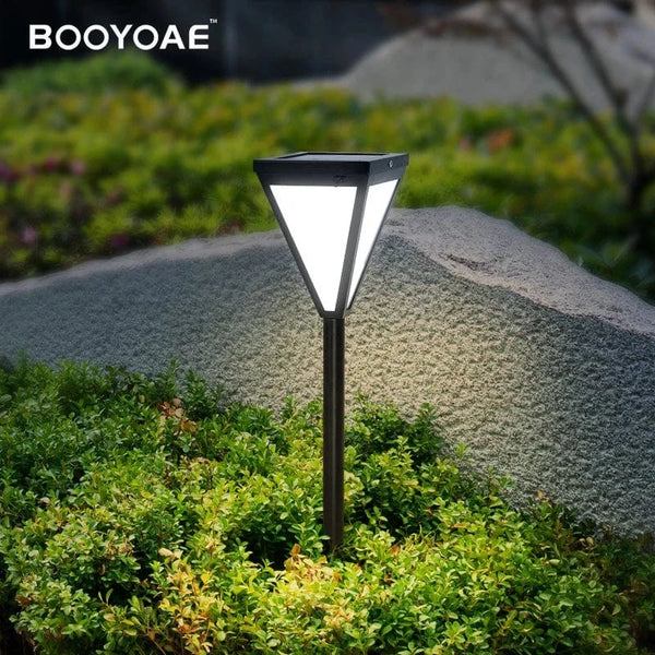 Lampe de pelouse solaire LED rougeoyante - Éclairage extérieur sans électricité | Marco Lucetti Télécommande