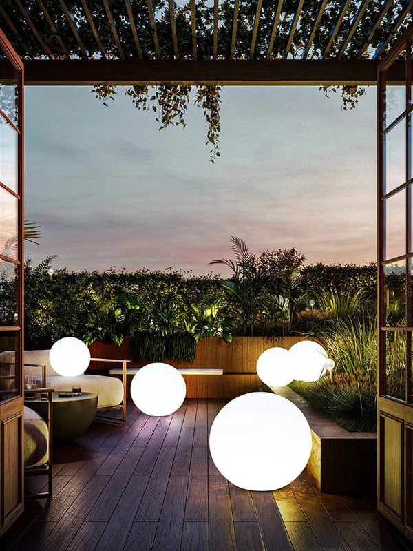 Lampe de pelouse sphérique design nordique pour une décoration intérieure élégante | Marco Lucetti