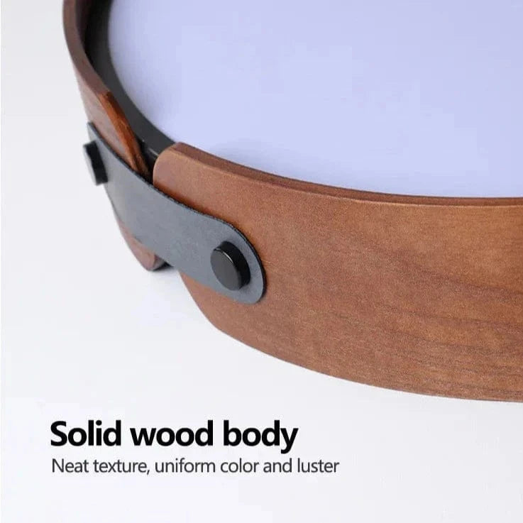 Lampe de plafond japonaise en noyer pour chambre à coucher nordique | Marco Lucetti