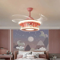 Lampe de plafond LED Carrousel Créatif pour Filles | Marco Lucetti
