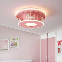 Lampe de plafond LED Carrousel Créatif pour Filles | Marco Lucetti