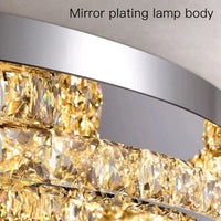 Lampe de plafond LED en cristal de style moderne avec télécommande - LuminaLux | Marco Lucetti