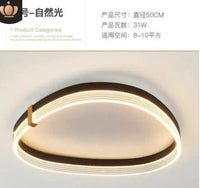 Lampe de plafond LED Minimal Luxe avec Télécommande | Marco Lucetti C / Atténuation / Diamètre 50cm