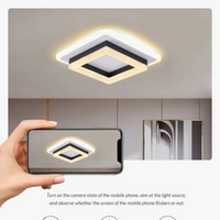 Plafonnier Carré LED Moderne Nordique pour Intérieur