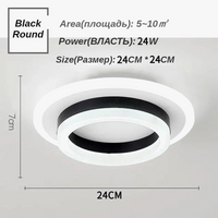 Plafonnier Carré LED Moderne Nordique pour Intérieur