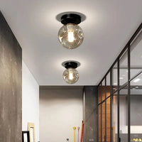 Lampe de plafond moderne nordique en boule de verre LED | Marco Lucetti