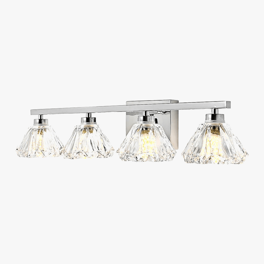 Lampe de salle de bains en cristal contemporain | Marco Lucetti