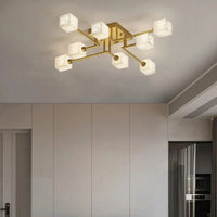 Lampe de salon en marbre et laiton naturel de luxe - Collection Prestige | Marco Lucetti