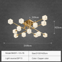 Lampe de salon en marbre et laiton naturel de luxe - Collection Prestige | Marco Lucetti D100 H25cm
