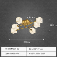 Lampe de salon en marbre et laiton naturel de luxe - Collection Prestige | Marco Lucetti D60 H11cm 1