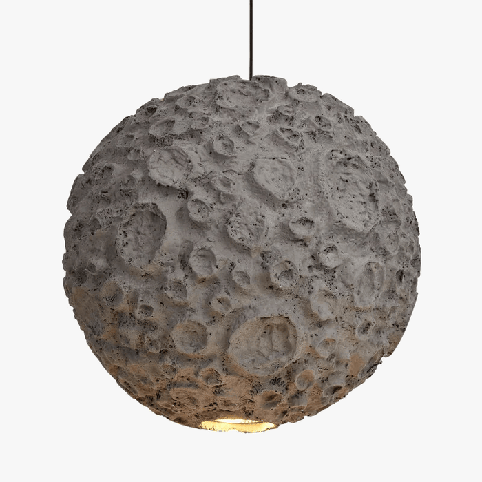 Lampe de salon Wabi Sabi Style - Suspension japonaise grise Design Loft | Marco Lucetti