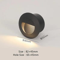 Lampe de sol encastrable extérieure étanche | Marco Lucetti 82X45mm / Lumière froide 20 W.