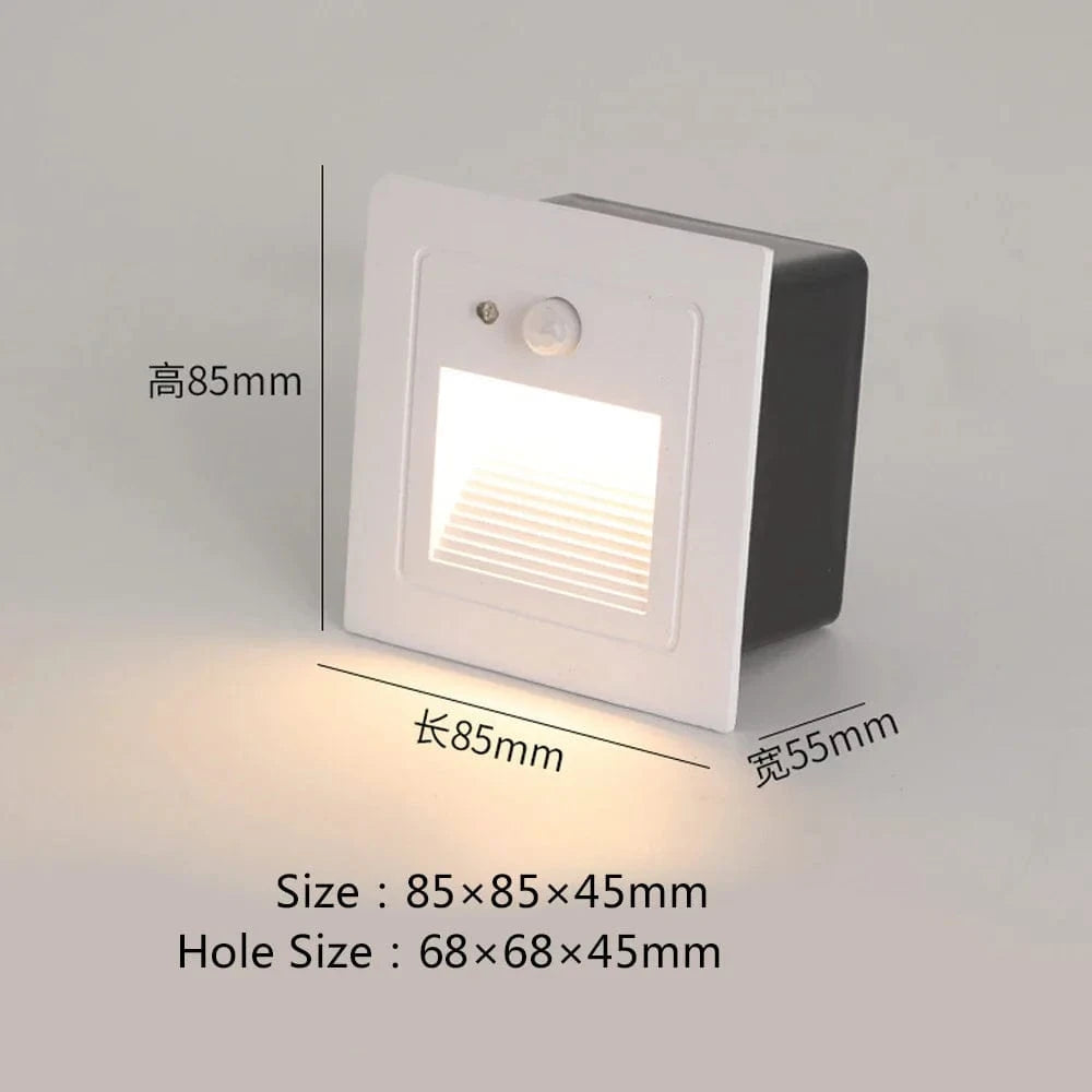 Lampe de sol encastrable extérieure étanche | Marco Lucetti 85X85X45mm2 / Lumière froide 20 W.