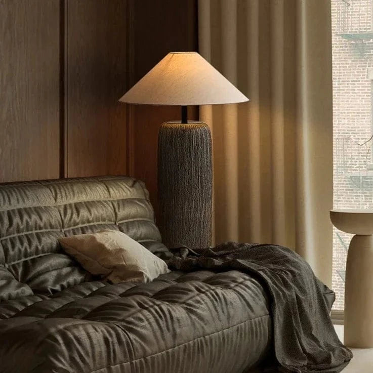Lampe de sol japonaise en poterie antique | Marco Lucetti